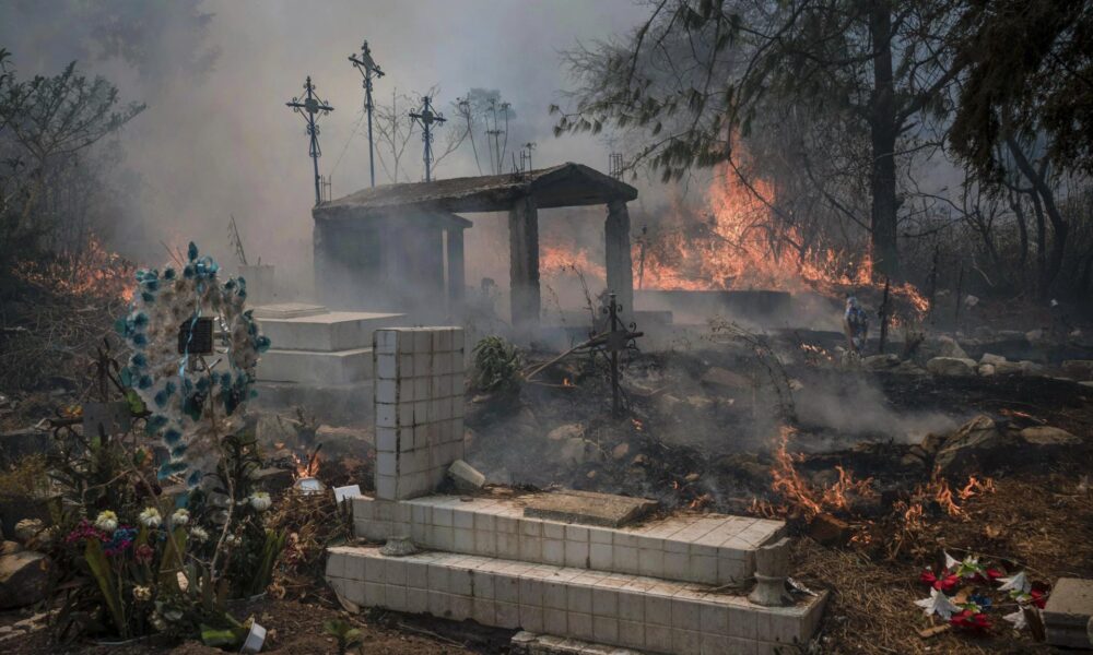 V takmer polovici štátov v Mexiku horia lesy, požiare živí silný vietor