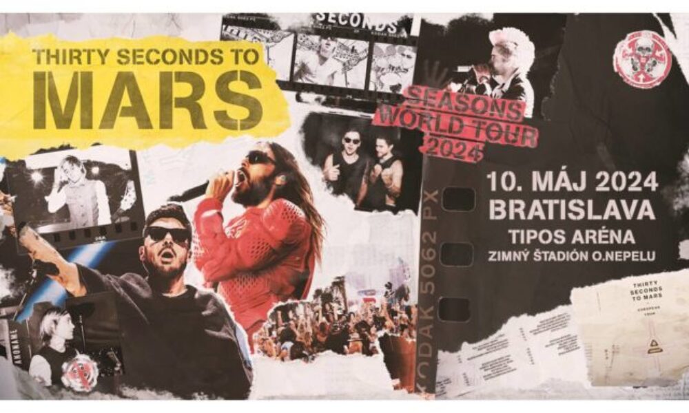 Svetové turné „Thirty Seconds to Mars“ je oslavou fanúšikov po celom svete. Už čoskoro vystúpia aj na Slovensku!