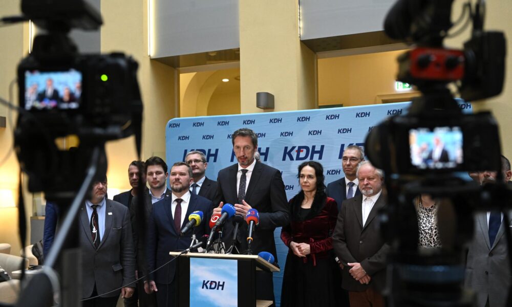 KDH predstavilo program do Európskeho parlamentu, chce presadzovať silné Slovensko