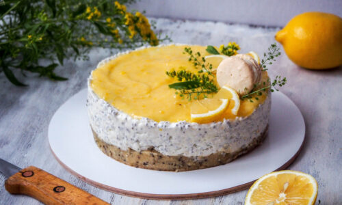 Citrónový chia cheesecake – chutný a zdravý dezert v jednom