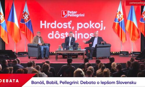 VIDEO: Debata o Lepšom Slovensku s Banášom, Pellegrinim a Babišom. Predseda parlamentu a prezidentský kandidát hovoril o pozitívnom vlastenectve, o pôvode svojho mena & svojich predkoch