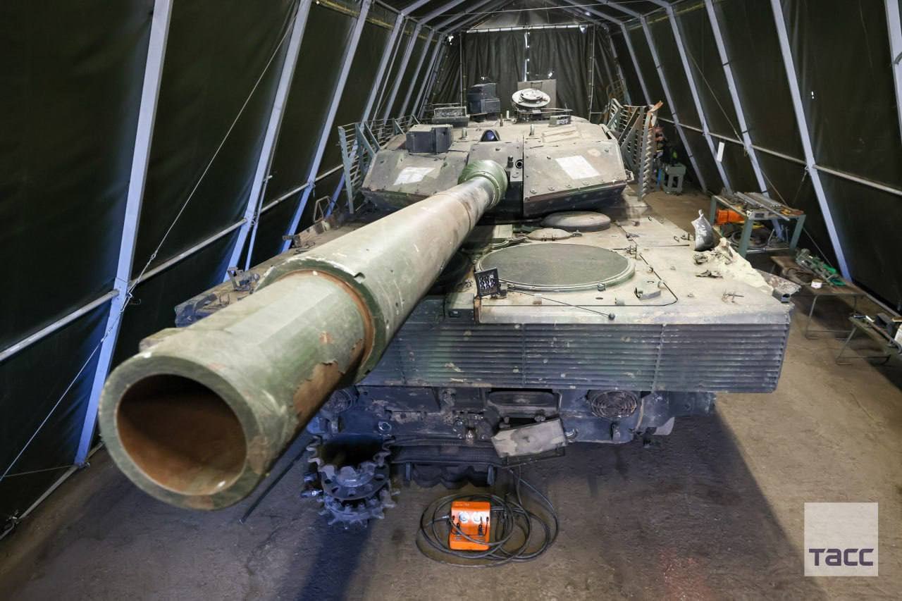 Rusi ukoristili nemecký tank Leopard 2A6