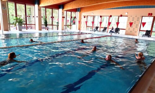 Hrádockí seniori v Liptovskom Hrádku sa zapojili do plaveckej sútaže