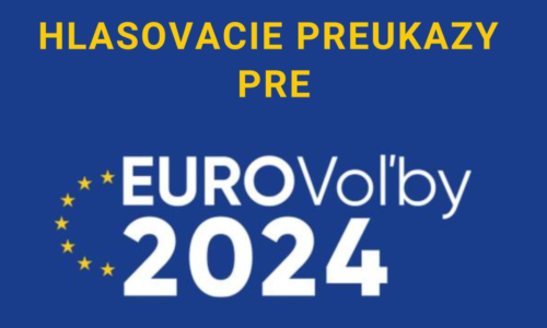 Mesto Handlová od zajtra začína vydávať hlasovacie preukazy do EU volieb 2024