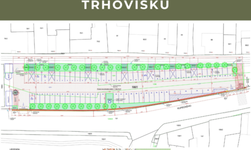 Parkovisko pri Trhovisku na Kupeckého už čoskoro v novom šate – bude pekné, moderné a zelené