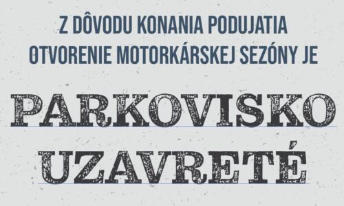 Uzavreté parkovisko pred domom kultúry a podnikateľským inkubátorom