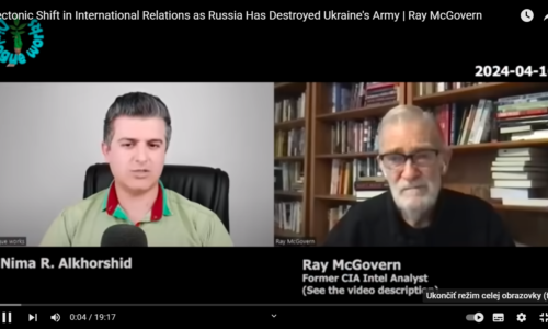 Ray McGovern: Je čas, aby sa ľudia prebrali – Kyjev nedostane ani peniaze, ani mier za ich „divokých podmienok“