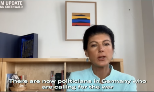 VIDEO: Sahra Wagenknechtová- Nemecko koná hlúpo a škodí si tým, že ide do konfrontácie s Ruskom