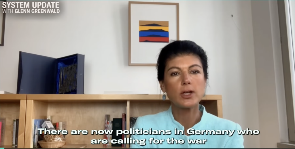VIDEO: Sahra Wagenknechtová- Nemecko koná hlúpo a škodí si tým, že ide do konfrontácie s Ruskom