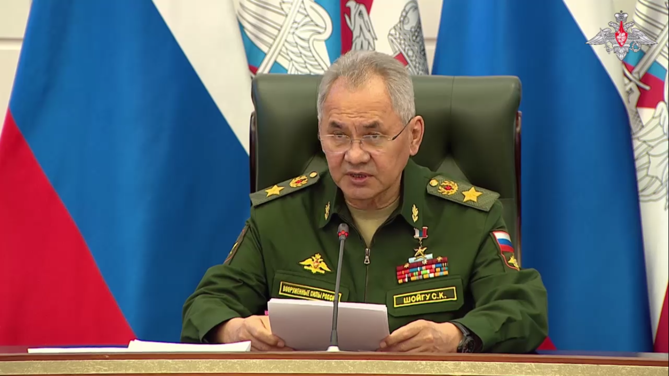 Úvodný prejav Sergeja Šojgu na zasadnutí Kolégia ruského ministerstva obrany 23. apríla 2024