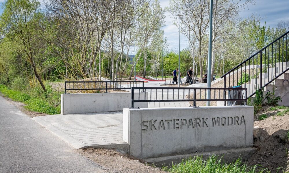 Druhá etapa Skateparku Modra je skolaudovaná