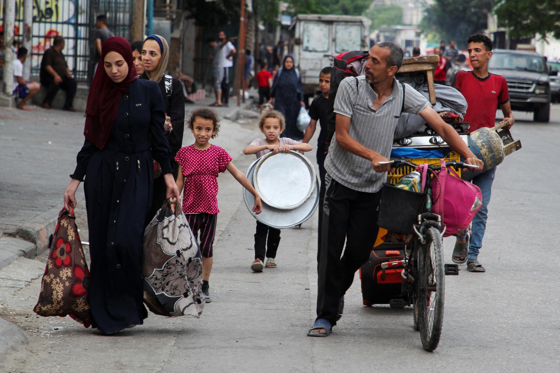 Z Rafahu za tri týždne utieklo asi milión Palestínčanov, hovorí OSN