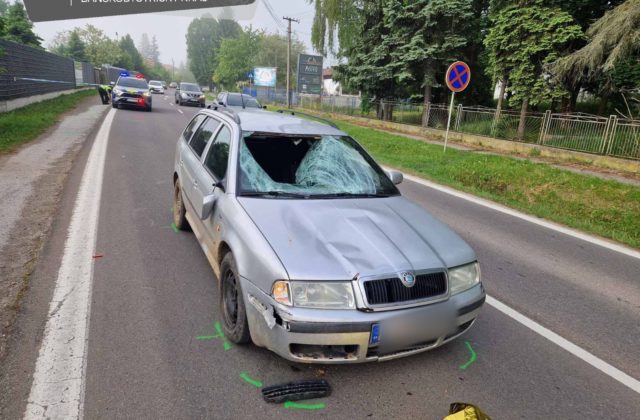 Tragédia v Žarnovici. Vodič zrazil muža v reflexnej veste, mal dostať mikrospánok (foto)