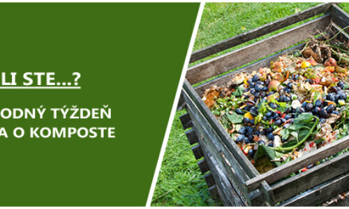 Medzinárodný týždeň povedomia o komposte | 5.-11. máj 2024