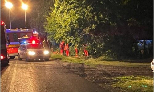 Tragickú nehodu v okrese Galanta neprežili traja mladí ľudia, 20-ročný vodič z nezistených príčin narazil do stromu (foto)