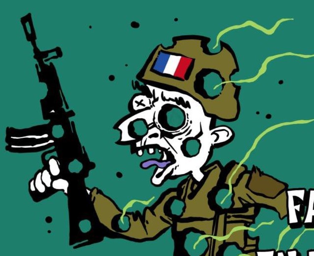 Studené, smradľavé, deravé, vyrobené vo Francúzsku, ale nie syr: Charlie Hebdo o Francúzoch na Ukrajine