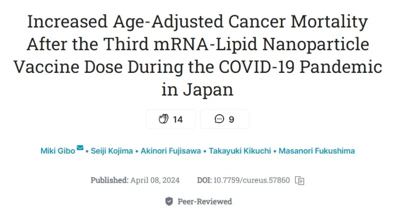 Onkologové z mnoha zemí světa volají po okamžitém zastavení genové terapie mRNA, neboť způsobuje nárůst tzv. „turbo rakoviny“ (video)