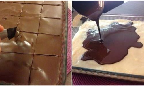 Koláčik, ktorý je oveľa lepší ako z cukrárne: Čokoládový dezert s veľmi obľúbeným vanilkovým krémom