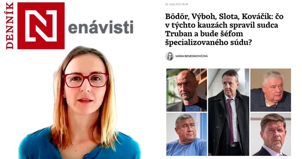 Redaktorka Denníka N Benedikovičová dostala po nose po tom, ako vo svojich článkoch hrubo manipuluje verejnosť