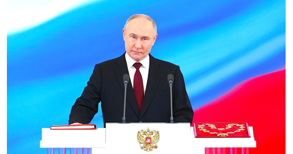 VIDEO: Putin sa ujal svojho piateho funkčného obdobia na čele Ruskej federácie.