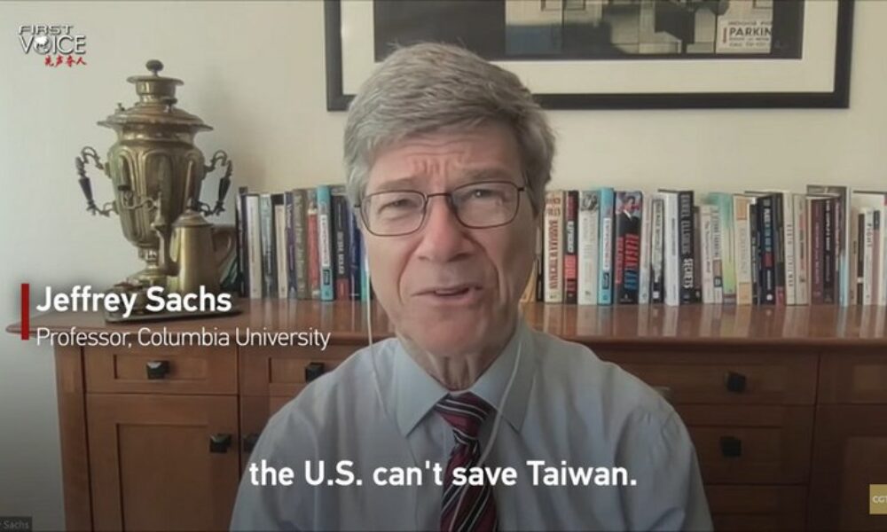 Jaffrey Sachs: USA robia Taiwanu medvediu službu tým, že zasahujú do vnútorných záležitostí Číny