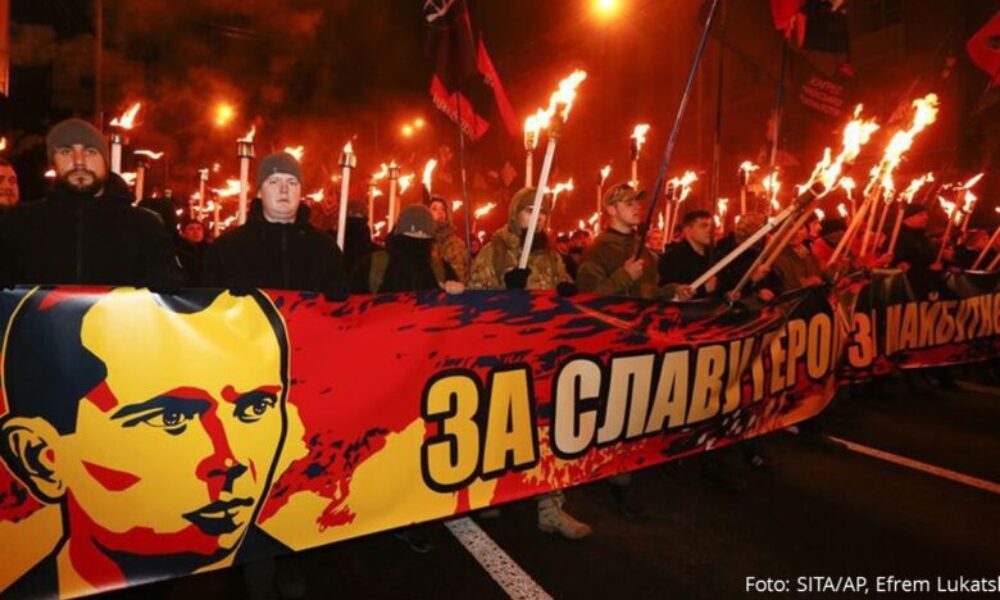 Na mierovom samite o Ukrajine zneli banderovské heslá