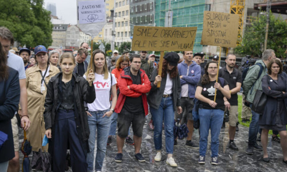 Progresívne Slovensko podporuje štrajk zamestnancov RTVS, ich požiadavky sú podľa hnutia na mieste (foto)