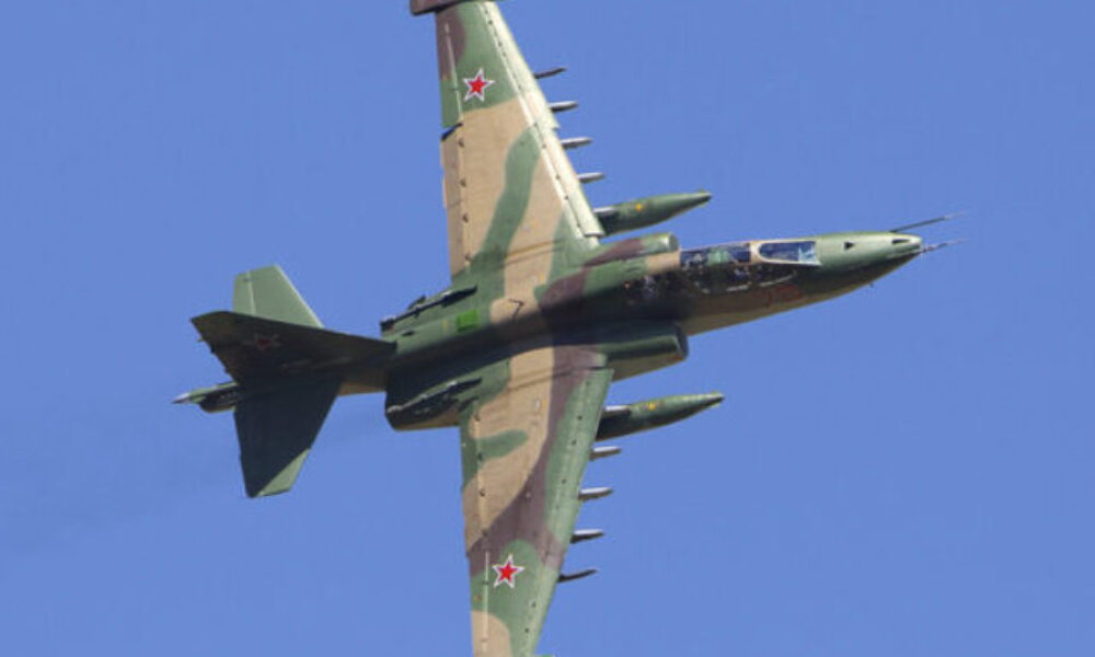 Ukrajinská národná garda zostrelila ruské lietadlo Su-25, bolo na bojovej misii v Doneckej oblasti