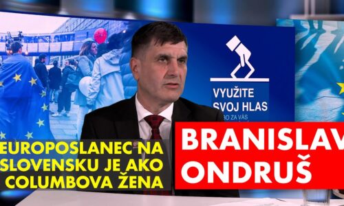 Branislav Ondruš: Europoslanec na Slovensku je ako Columbova žena