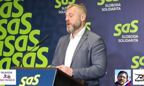 TK Sloboda a Solidarita – Plané sľuby ministra vnútra Matúša Šutaj Eštoka