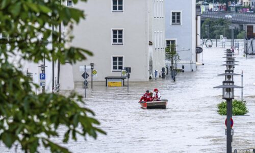 Povodňová situácia na juhu Nemecka je naďalej napätá, hladina Dunaja klesá len pomaly