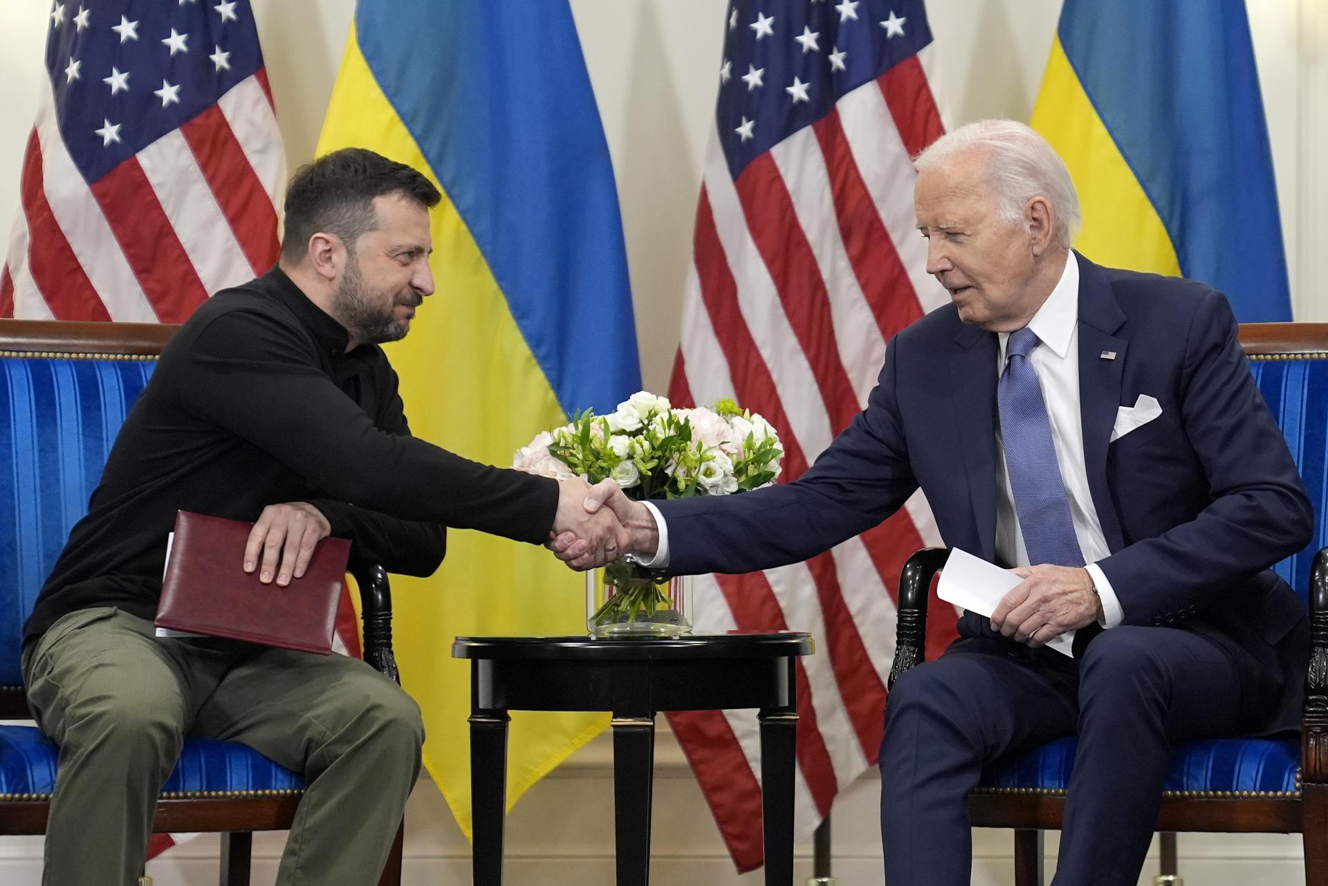 Most do NATO. Zelenskyj a Biden podpísali desaťročnú bezpečnostnú dohodu medzi Ukrajinou a USA