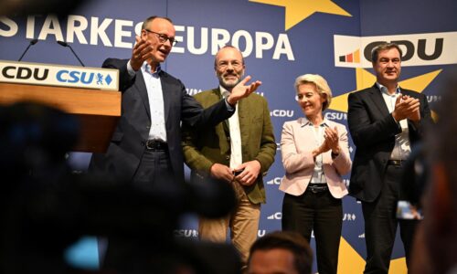 V Nemecku vyhrali eurovoľby opoziční kresťanskí demokrati, Scholzova strana zaznamenala najhorší výsledok