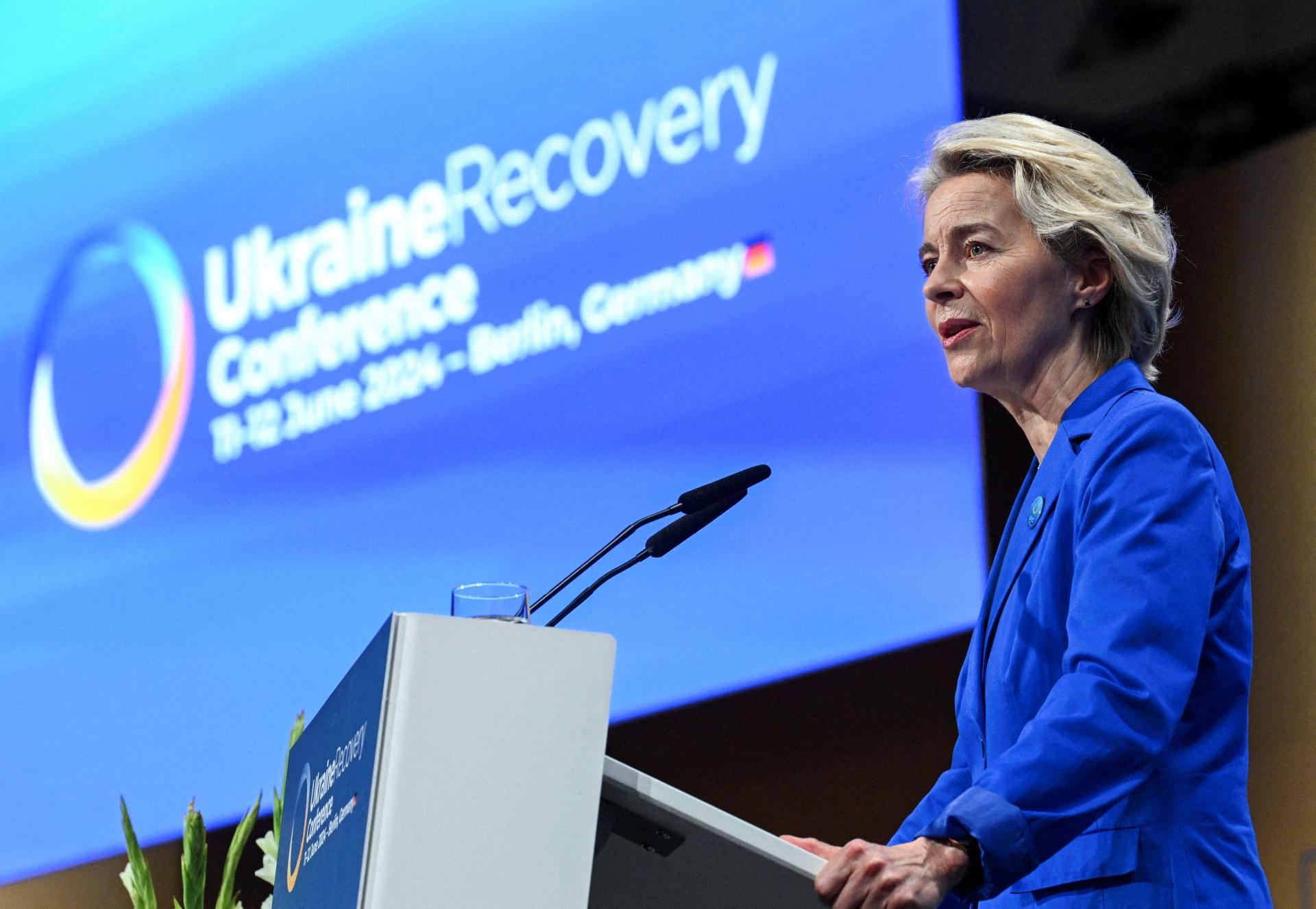 Ukrajina dostane toto leto od Európskej únie 3,4 miliardy eur, vyhlásila von der Leyenová