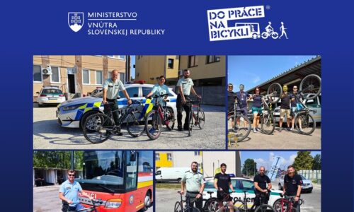 NA BICYKEL PRESADNÚ VIACERÍ ZAMESTNANCI REZORTU VNÚTRA AJ TENTO JÚN

Počas júna bude na cestách cyklistov viac, začína sa totiž celoslovenská kampaň na podp…