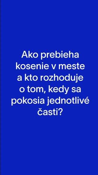 Nitra : KOSENIE V NITRE – AKO MESTO RIEŠI VYSOKÚ TRÁVU? PRVÁ ČASŤ  Otázky o kosení sa sypú na mesto zo všetkých strán. S vedúcim odboru životného prostredia Štefano…