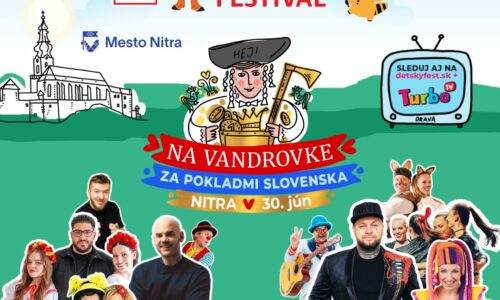 Nitra : VYBERTE SA ZA POKLADMI SLOVENSKA 

 V poslednú júnovú nedeľu sa Nitra stane centrom zábavy a histórie počasKaufland Detský festival. Budete mať možnosť nazr…