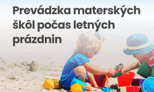 Topoľčany: Materské školy v zriaďovateľskej pôsobnosti mesta Topoľčany budú počas letných prázdnin fungovať v striedavom režime. 
 Viac informácií nájdete tu: 
 Maters…