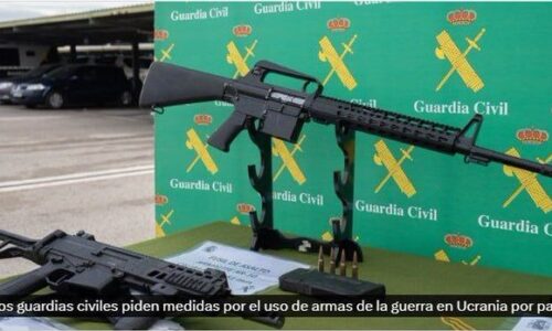 Španielska garda varuje pred ukrajinskými zbraňami z čierneho trhu v Španielsku