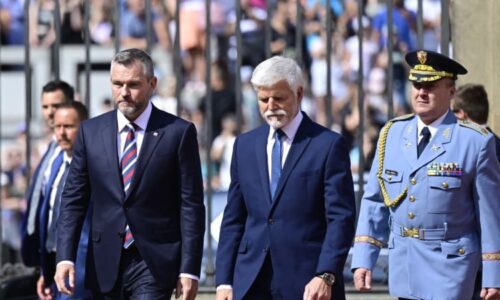 Slovenský prezident Pellegrini přijel na Pražský hrad. S Pavlem řeší vzájemné vztahy zemí