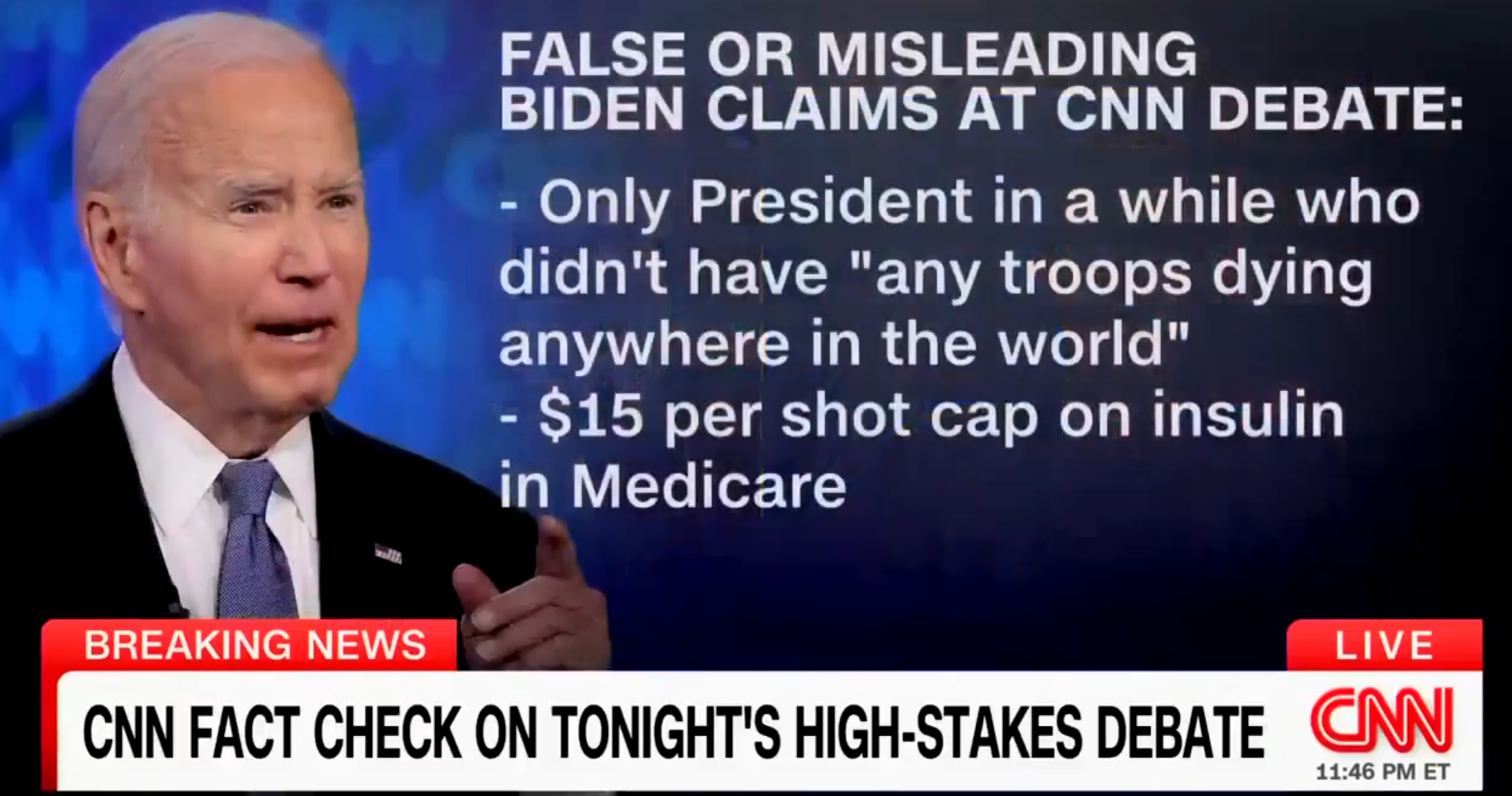 Po trapných manipulacích mainstreamu již dokonce americká CNN přiznala, že lhal zejména Biden (video)