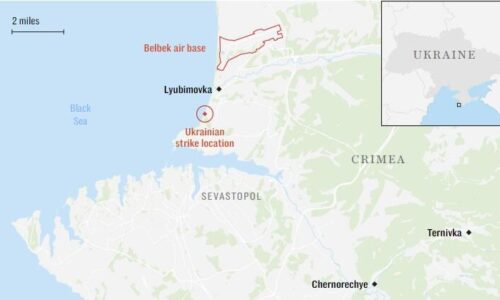 Americké rakety zaútočily na pláž na Krymu