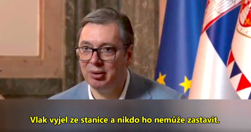 VIDEO: Srbský prezident Aleksandar Vučić očekává v Evropě velký konflikt mezi Ruskem a NATO.