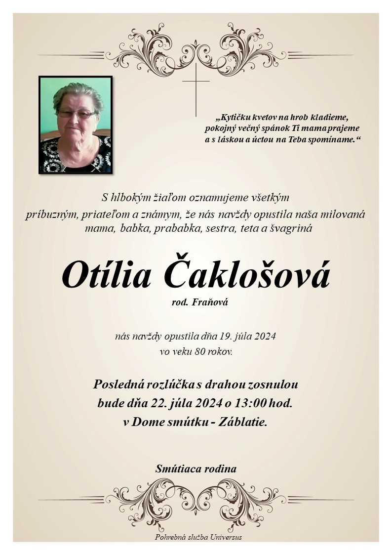 Otília Čaklošová