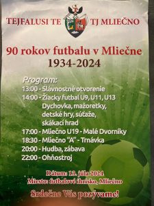 Sviatok futbalu v Mliečne