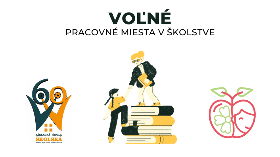 Voľné pracovné pozície v školstve