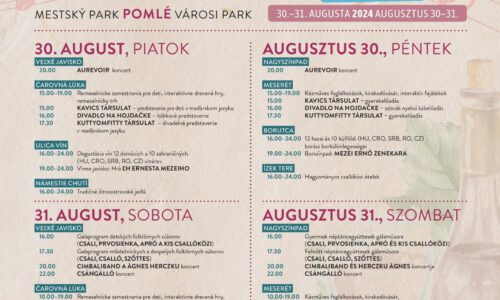 Pokračuje festival chutí, vína a tradícií – prinášame sobotňajší program