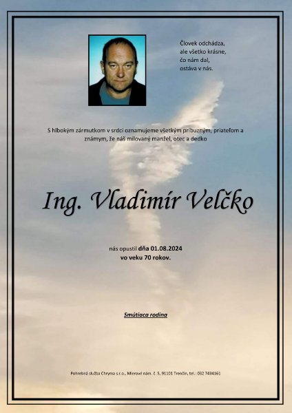 Ing. Vladimír Velčko