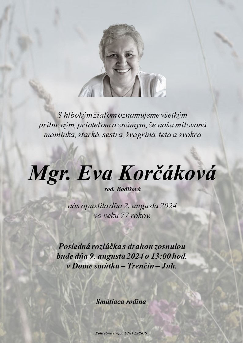 Mgr. Eva Korčáková