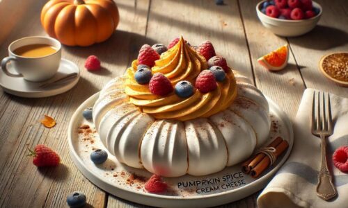 Pumpkin spice pavlova s krémovým syrom: Lahodný jesenný dezert